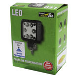 Phare de travail LED carré 9/32V, éclairage longue portée, lumens 3000, spécial pulvérisation, LUMI TRACK