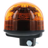 Gyrophare LED double flash 10/30V, sur tige rigide E-Venus, homologué ECE R65 CAT 1 - ECE R10