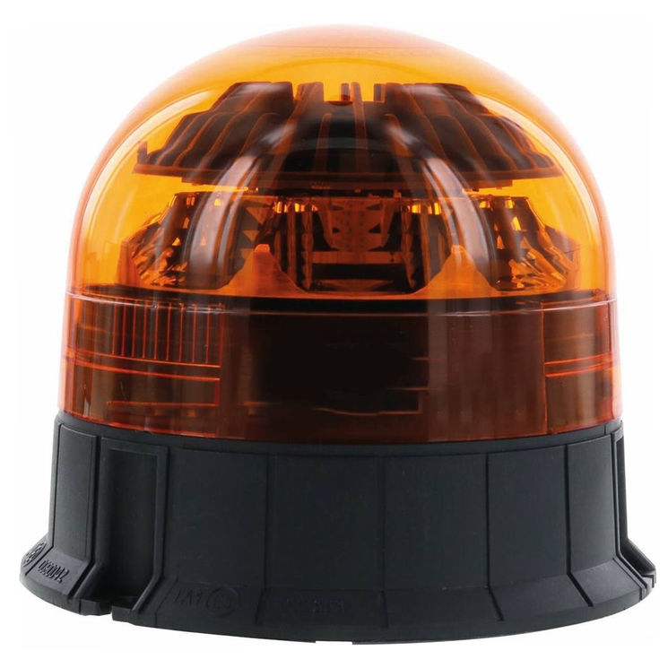 Gyrophare LED double flash 10/30V, à plat E-Venus, homologué ECE R65 CAT 1 - ECE R11