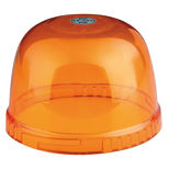 Cabochon de rechange orange pour gyrophare LED double flash 12/24V, références 16301/16303/16305
