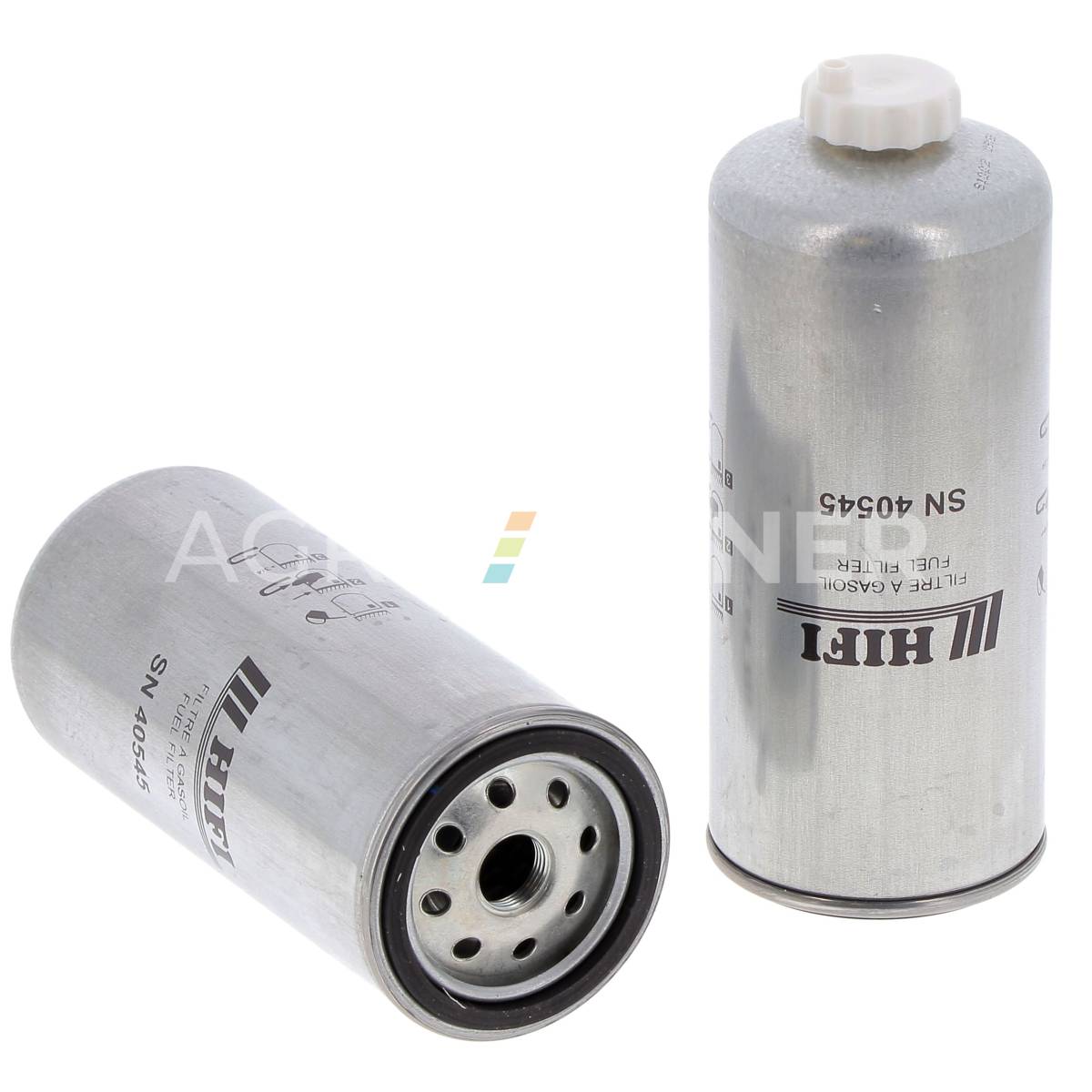 Filtre à Gasoil HIFI FILTER SN25045 – Compatible Hitachi, Isuzu, New Holland…
