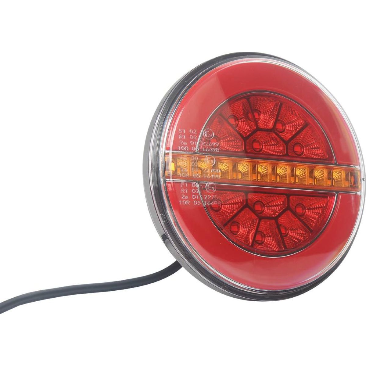 Feu Arrière Grin Roxim R1 Elight – 20 Lumens, 6-90V, Kit Fixation, Neuf, Rouge