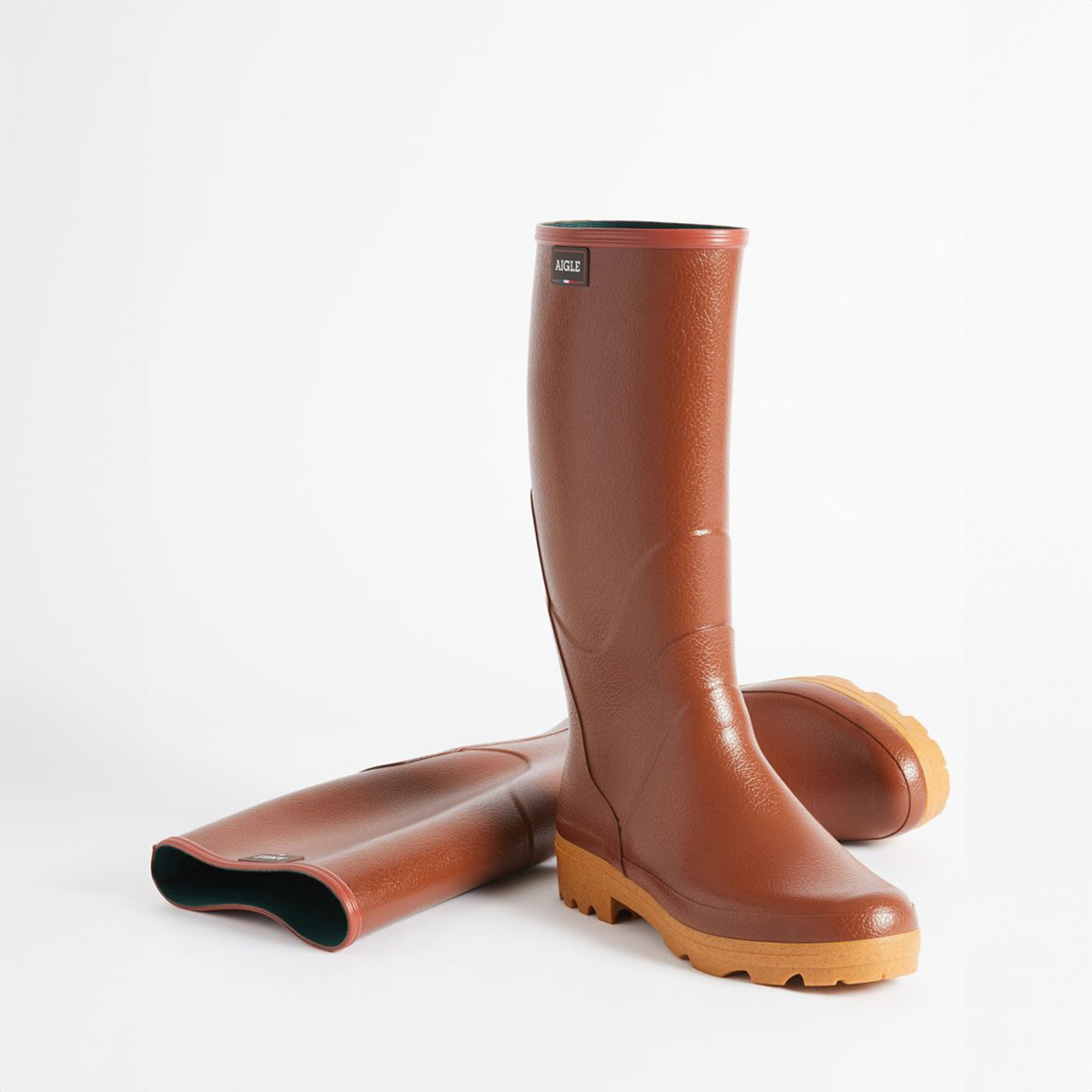 アイ Caoutchouc Aigle Bottescaoutchouc Aigle Bottes Caoutchouc Kaki De