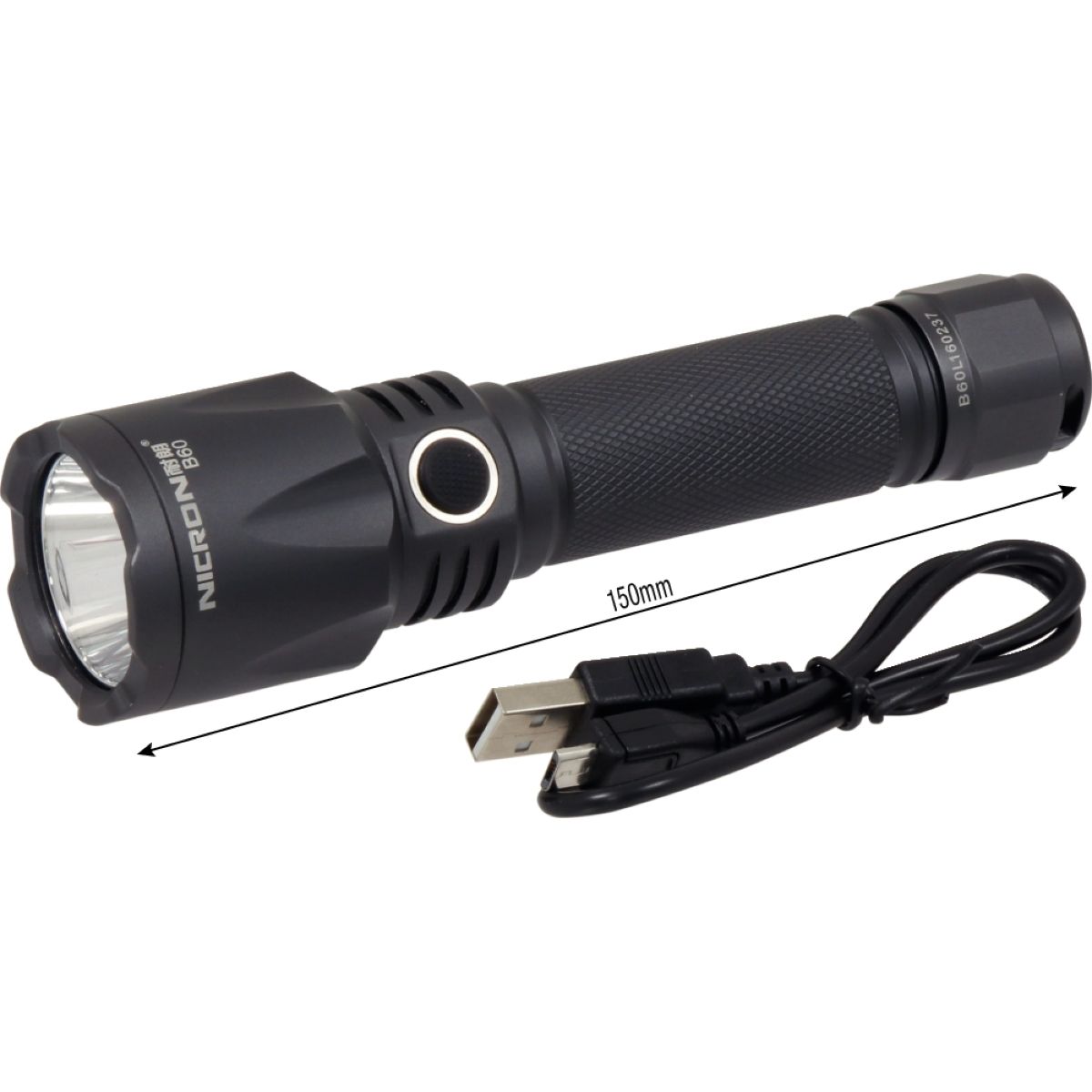 Lampe de poche pour professionnels 3 lumières DEL