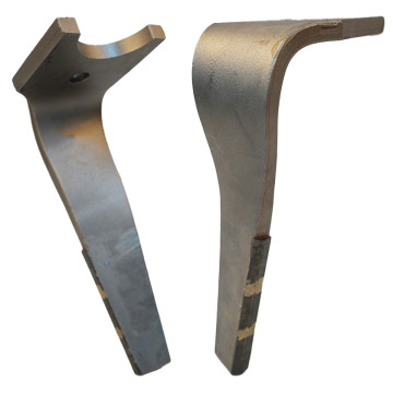 Dent carbure, 5 pastilles 5x30mm, pour herse rotative, KUHN, 320x16mm, Ø20mm, 2500090, gauche, pièce interchangeable