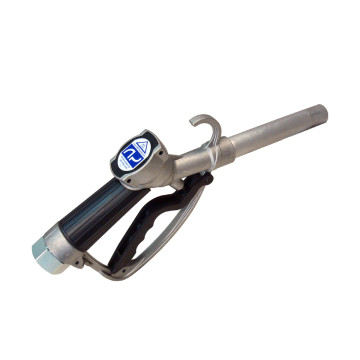 Pistolet en aluminium pour gazole, raccord pivotant 1"F, débit 100 litres, ADAM PUMPS