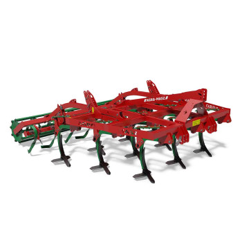 Déchaumeur à dents APR, 3,00M, 3 rangées de dents, 10 dents, sécurité non-stop à lames, rouleau packer Ø500mm, AGRO-MASZ