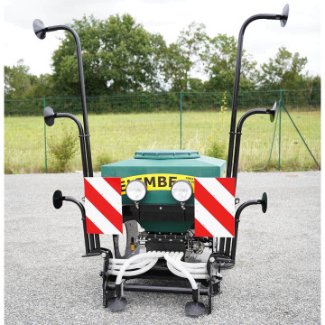 Semoir à rampe avant autonome T17, cuve 250 à 800 litres, soufflerie électrique ou hydraulique, DELIMBE