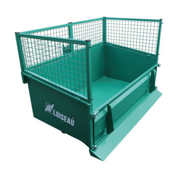 Réhausse 3 cotés grillagés, pour benne modèle SAR, 1.20m à 1.80m, LOISEAU