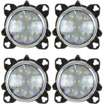 Kit 4 phares de travail avant LED ronds, droite et gauche, pour tracteur MASSEY FERGUSON, 4050 Lumens
