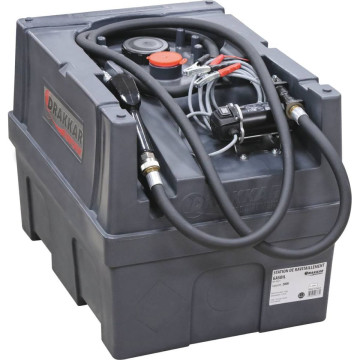 Citerne de ravitaillement GASOIL 200 litres avec pompe 12V pistolet automatique 45 l/min, DRAKKAR