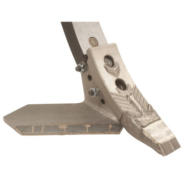 Pack pointe carbure + 2 ailerons carbure + boulonnerie pour déchaumeur à dents HORSCH Terrano, pièces interchangeables