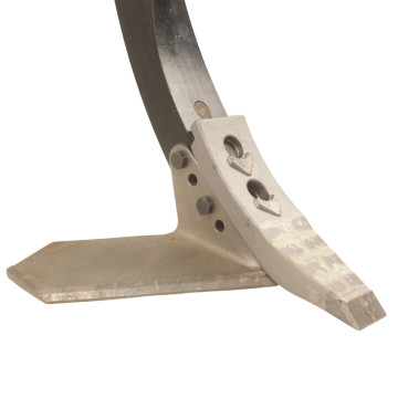 Pack Premium pointe carbure + 2 ailerons carbure + boulonnerie pour déchaumeur à dents HORSCH Terrano, pièces interchangeables