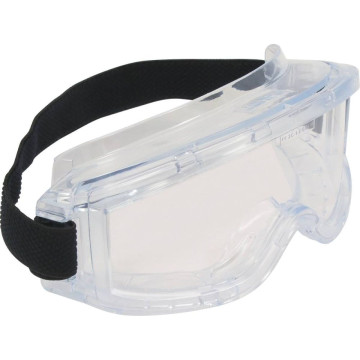 Masque de meulage polycarbonate anti buées - aération, avec elastique de serrage