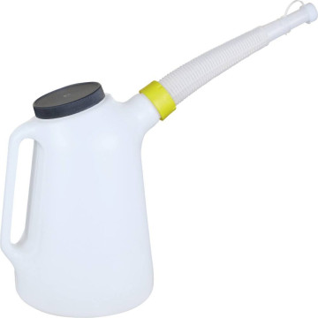Broc verseur gradué incassables 5 litres, flexible avec capuchon et couvercle à visser STILKER