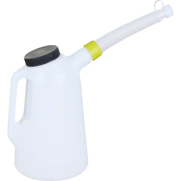 Broc verseur gradué incassables 2 litres, flexible avec capuchon et couvercle à visser STILKER