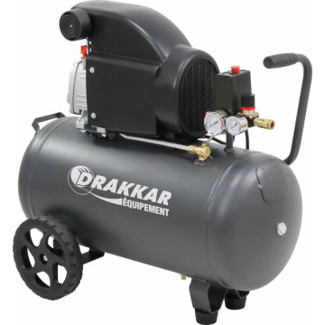 Compresseur coaxial 50L 8 bar 2CV 230V, DRAKKAR