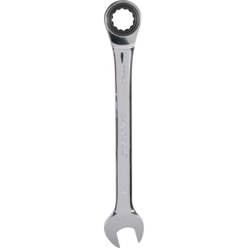 Clé mixte droite à cliquet de 8 à 24 mm, cliquet 72 dents, DRAKKAR