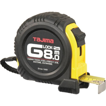 Mesure G.Lock 8mx25mm, graduation recto-verso, TAJIMA