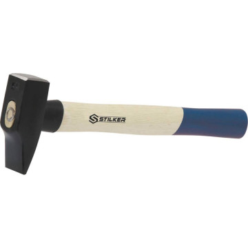Marteau rivoir avec manche bois vernis, hauteur de la tête 35 à 55 mm, STILKER