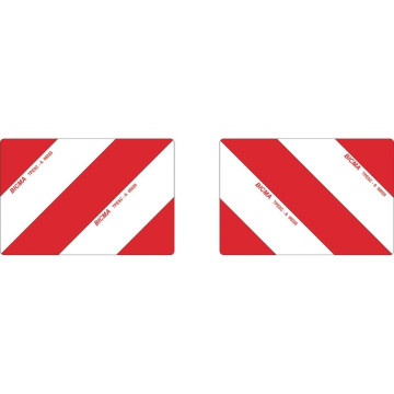 Lot de 2 panneaux de signalisation réfléchissants 423x282 mm, simple face