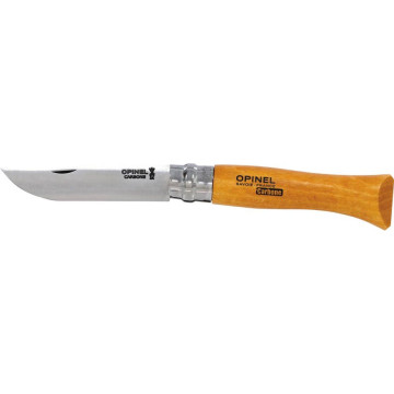 Couteau de N°6 à 9 Opinel avec lame acier carbone de 7 à 9 cm