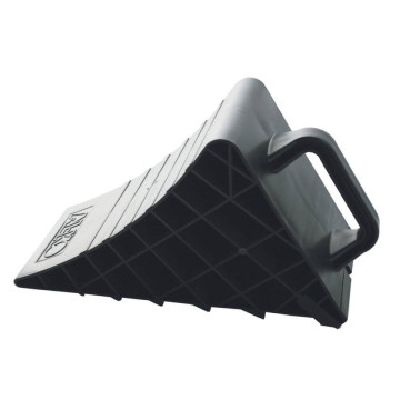 Cale plastique noir avec poignée pour poids lourds 5000kg, 343x160x190mm, AL-KO