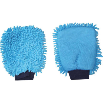 Gant de lavage rasta microfibres bleu, KARZHAN
