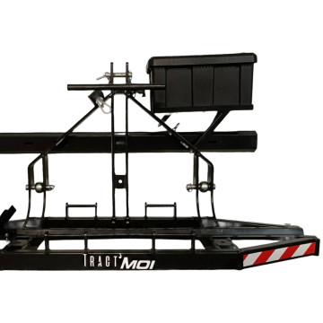 Option coffre à outils verrouillable 23L pour support TM2 - TM4, TRACT'MOI