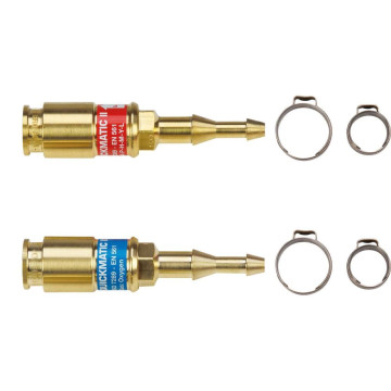 Kit de 2 raccords rapides auto-obturants QUICKMATIC II femelle