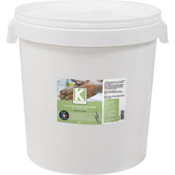 Savon végétal en poudre au lavandin, seau de 30 litres, KARZHAN