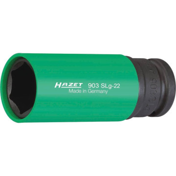 Douille à choc long carré creux de 1/2" Insert Plastique de 22 mm, HAZET