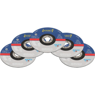 Lot de 5 disques à tronconner acier/inox 125x1x22,23mm pour meuleuse d'angle HZ218325 / HZ218950, 9233-010/5, HAZET
