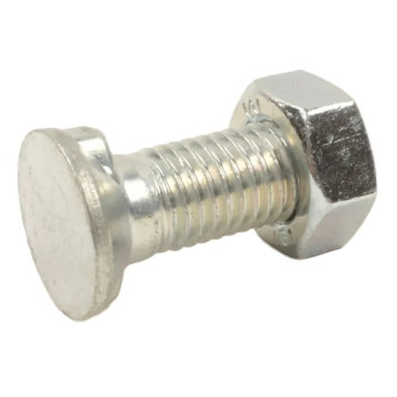 Boulon agricole 12x45 mm TF2E avec écrou hexagonal, classe 8.8