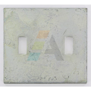 Décrottoir 100x90, 2 Lumières, entraxe 55mm, pour herse rotative SULKY, 720345, réversible, pièce interchangeable