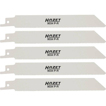 Lot de 5 lames de scie sabre tous métaux 153mm pour HZ218288, 9034P-R/5, HAZET