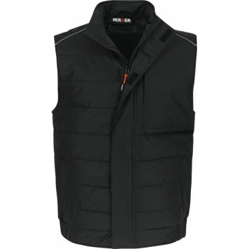 Gilet sans manche matelassé - mulitpoches, Noir, taille XS à 3XL