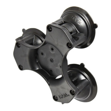 Base à triple ventouse Twist-Lock sans boule-rotule, RAM