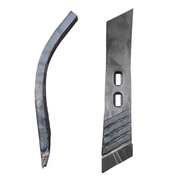 Pointe vrillé avec plaquette carbure et rechargement pour déchaumeur à dents UNIVERSEL, 400x70x20mm, fixation lumière 45-75 mm, gauche, pièce interchangeable
