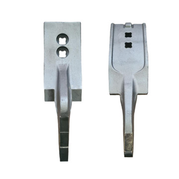 Pointe fissuratrice breakmix 80mm avec plaquette carbure compatible pour déchaumeur à dents, cultivateur VADERSTAD, 208117, pièce interchangeable