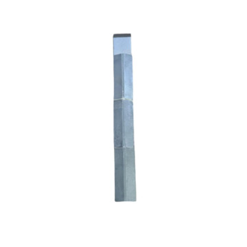 Mise a souder carbure 165x16x16mm, 3 plaquettes triangulaires et manchon, pour herse et rotor UNIVERSEL, pièce interchangeable