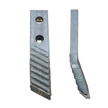Pointe avec plaquette carbure et rechargement, pour lame Michel de décompacteur, entraxe 80 mm, Ø16 mm, droite, pièce interchangeable