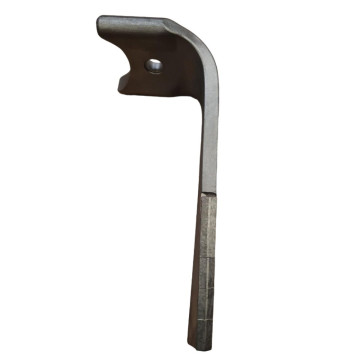Dent carbure, 5 pastilles, pour herse rotative, KUHN, 314mm, Ø20mm, fixation rapide, 52596410 - 52597410, droite, pièce interchangeable
