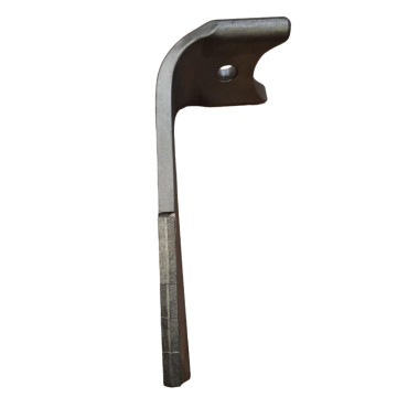 Dent carbure, 5 pastilles, pour herse rotative, KUHN, 314mm, Ø20mm, fixation rapide, 52596510, gauche, pièce interchangeable
