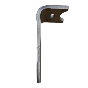 Dent carbure, 5 pastilles, pour herse rotative, SULKY, 310mm, Ø19x25mm, fixation rapide, 980319, gauche, pièce interchangeable