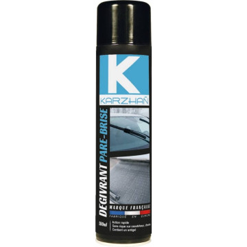 Dégivrant surface vitrée -25°C en aérosol de 500 ml, KARZHAN