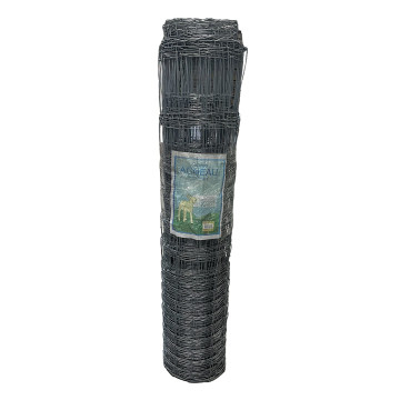 Grillage galvanisé type agneau 1,20 x 50 mètres, 16 fils horizontaux, largeur de maille 15cm diamètre des fils 1,9 mm / 2,4 mm
