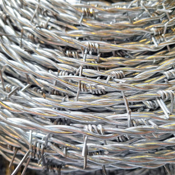 Ronce, fil barbelé galvanisé 2 fils, Ø2.4mm, bobine 200M