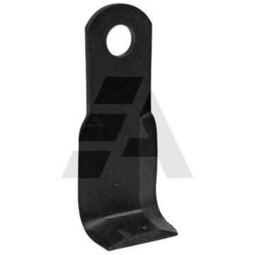 Fléau coudé 200x60x10, perçage 25.5 mm, pour broyeur KUHN, MEAAT, NOBILI, OMARV, QUIVOGNE