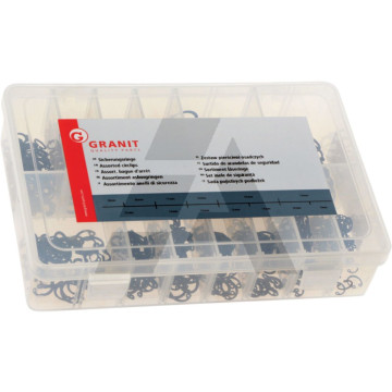 Assortiment de 625 circlips, 50099005, Universel   